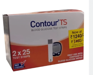 Contour TS Blood Glucose 50 Test Strips – Ak Medical Hall